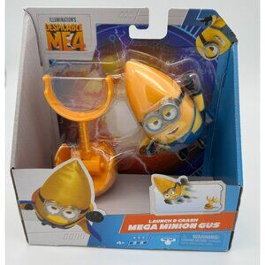 Illumination Despicable Me 4 Launch & Crash Mega Minion Gus Toy Brand New Sealed